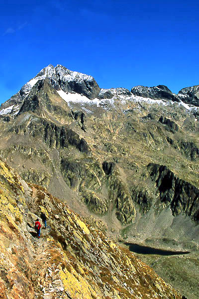 vue sur la cime du gélas