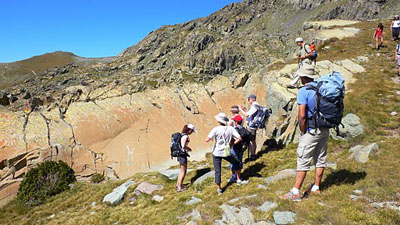 Roche gravée de la vallée des Merveilles