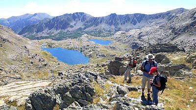 Vue sur le lac des Merveilles